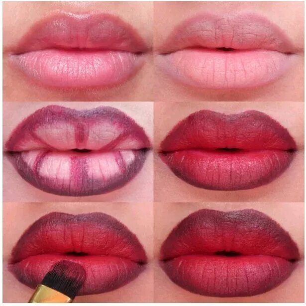 Профессиональный макияж губ 35 Amazing Ombre Lip Color Tutorials For Your Beautiful Lips in 2020 (With image