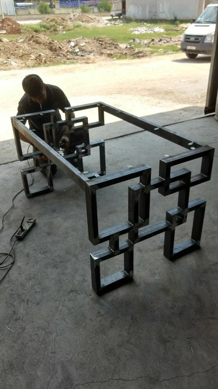 Профильные самоделки Cool Legs For A Table Or Desk Best Welding Projects Ideas Projekty spawalnicze, 