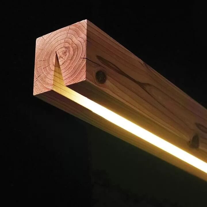 Профильный светильник своими руками Pin on Home Wood lamps, Diy lamp, Wood light