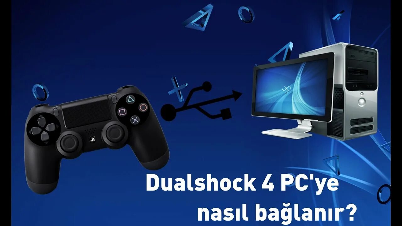 Прога для подключения дуалшока 4 к пк Dualshock 4 PC'ye Nasıl Bağlanır? - YouTube