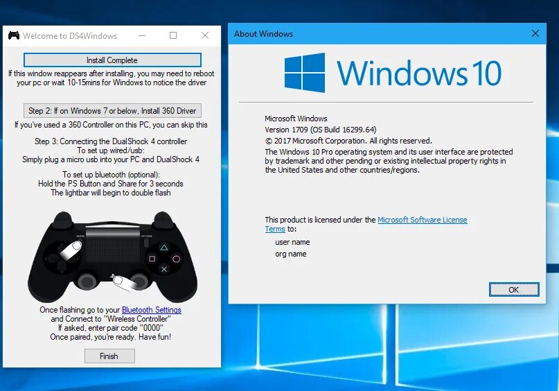 Прога для подключения дуалшока 4 к пк Dualshock 4 (DS4 Windows) no longer works on Windows10 Fall Update TechPowerUp F