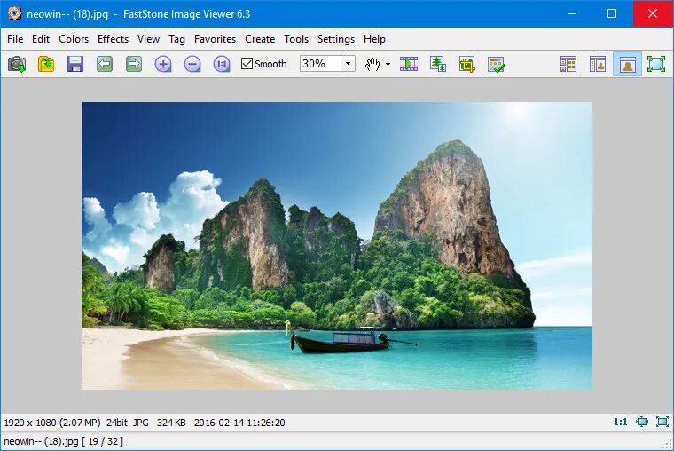 Прога для просмотра фото на вин Faststone Image Viewer 7.8 - Neowin