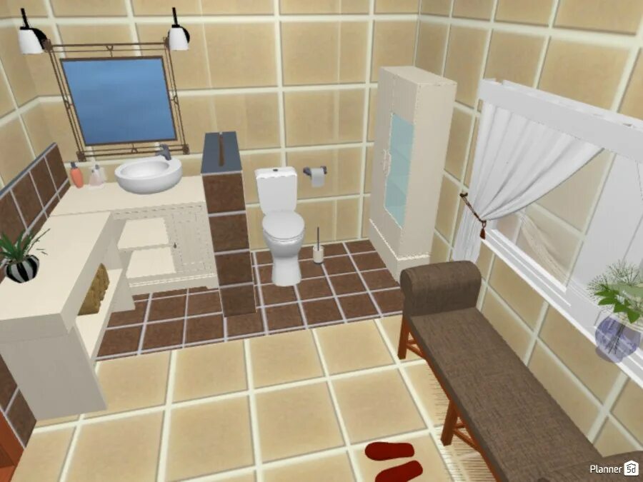 Программа дизайн интерьера ванной Ванная комната - Bathroom floorplans