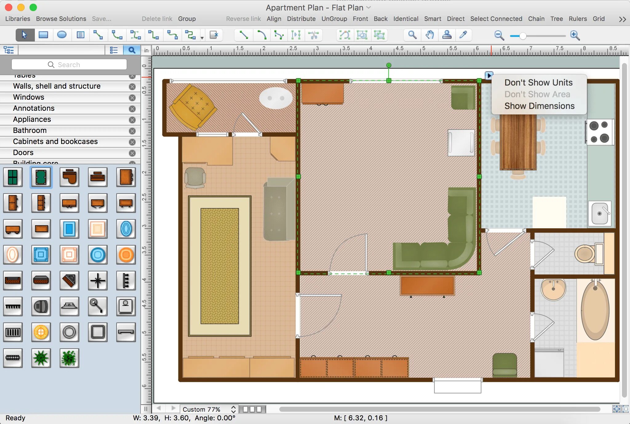 Программа дизайн проект скачать бесплатно Building Layout Template, Select The Walls, Doors, And Windows Stencil.