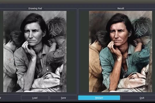 Программа для черно белых фото в цветные Watch how this app uses AI to colorize vintage photos - Boing Boing