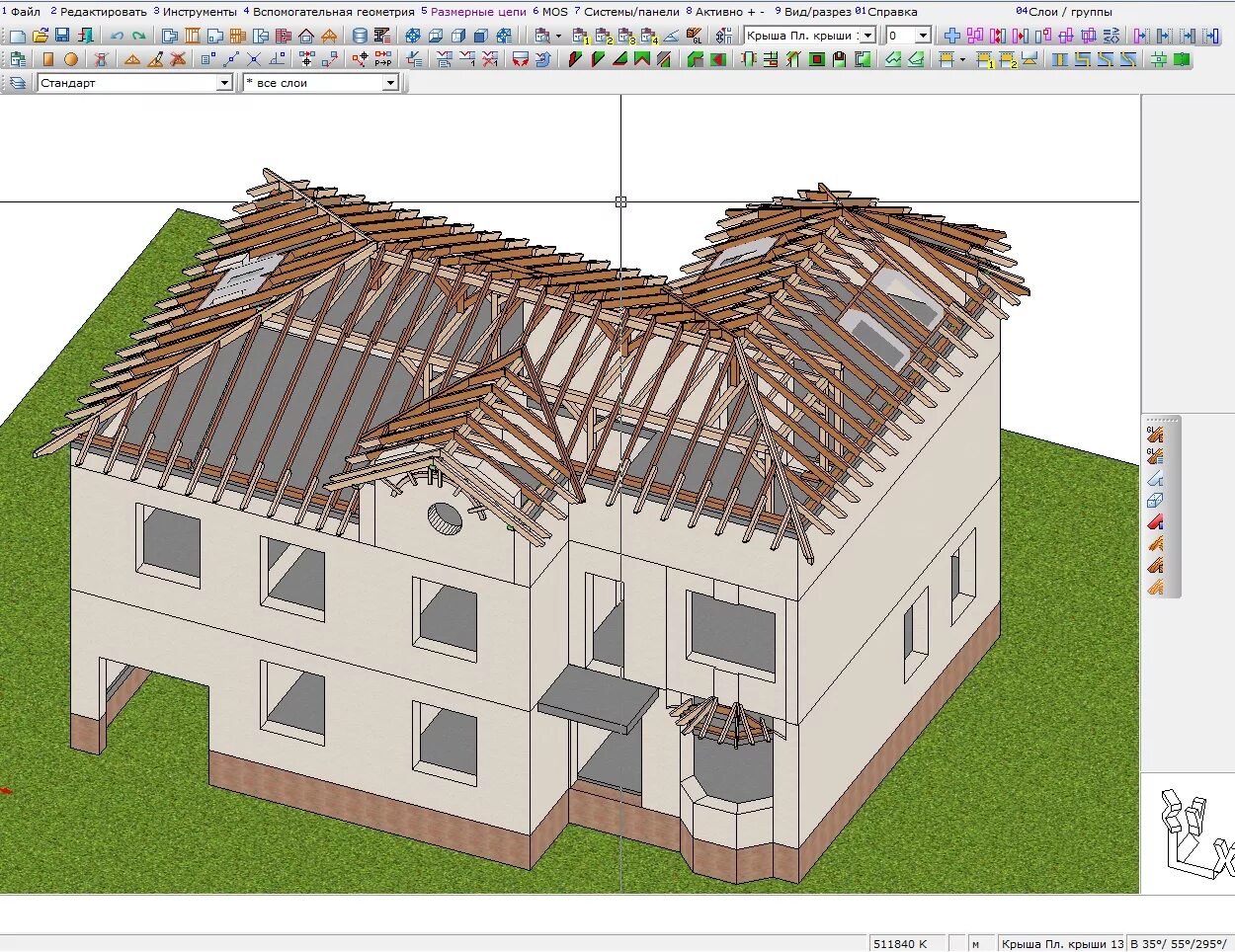 Программа для чертежа крыши дома Программа ля проектирования крыши дома