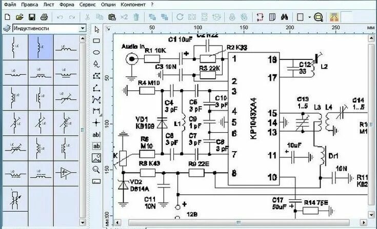 Программа для электросхем Программа для рисования схем - sPlan 7.0 Antennas, Periodic table, Sheet music