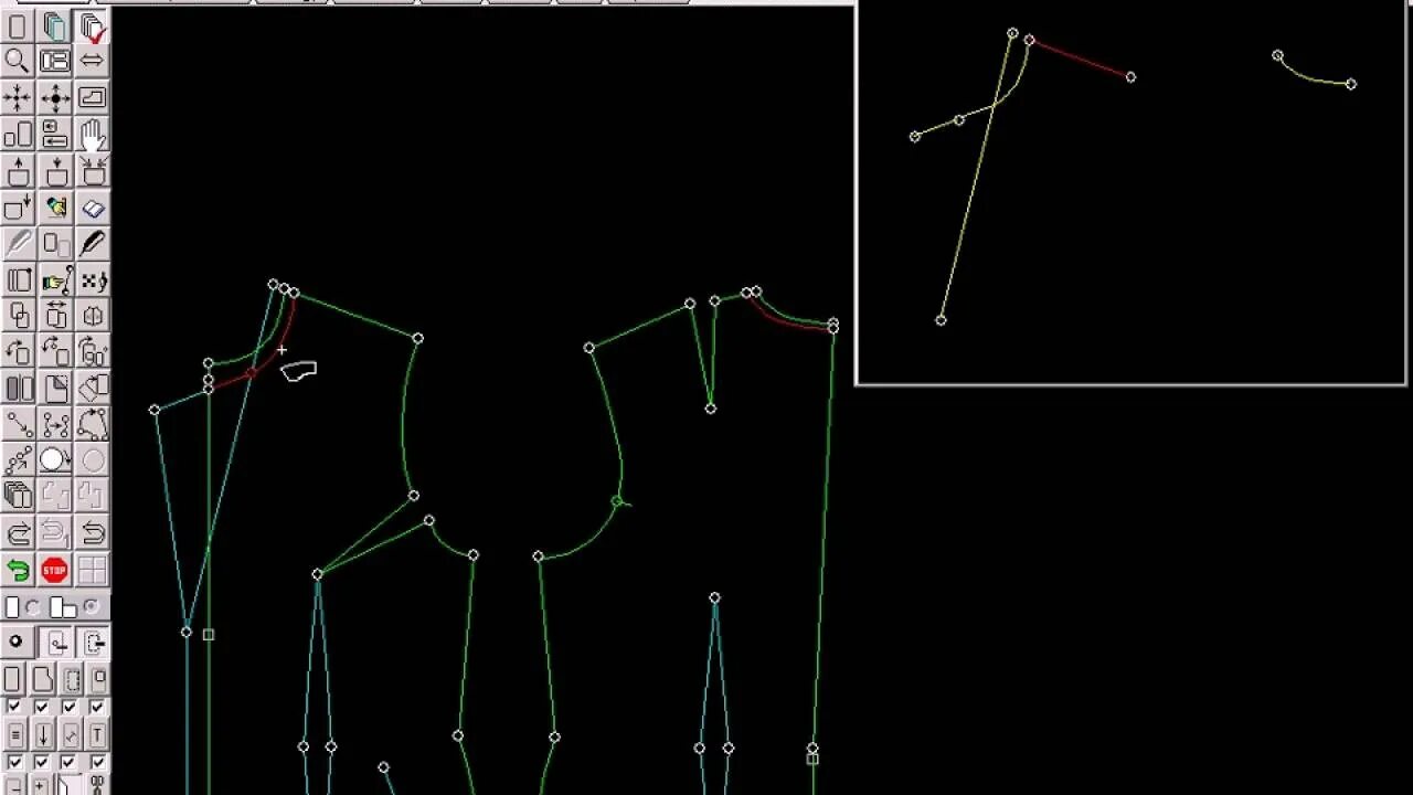 Программа для конструирования выкроек одежды 005 Построение новых лекал в программе "Конструктор одежды". Макрокоманды - YouT