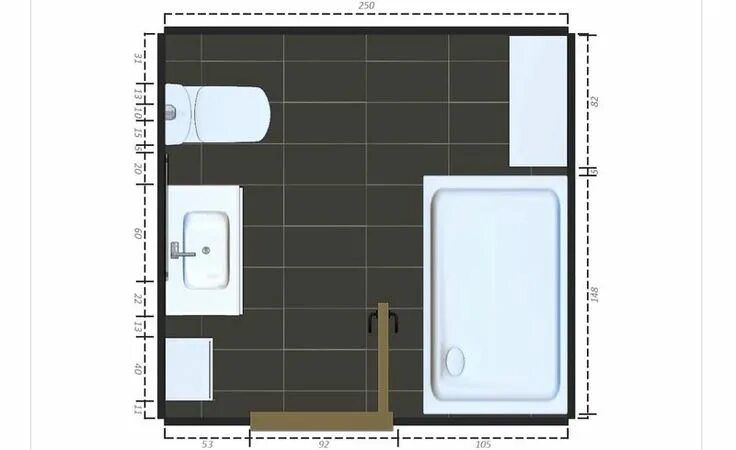 Программа для планировки ванной комнаты 15 Basic Bathroom Floor Plans for Your Remodel Bathroom floor plans, Bathroom la