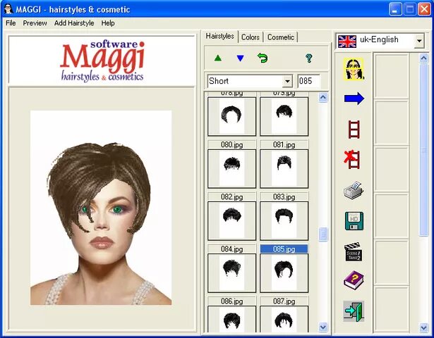 Программа для подбора прически для женщин Maggi - Download