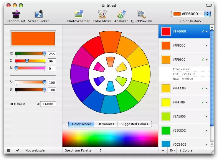 Программа для подбора цвета в интерьере Цветовые миксеры. ColorSchemer Studio vs Adobe Kuler / Habr