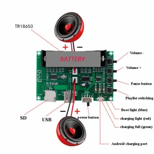 Программа для подключения двух блютуз колонок 10 Вт Bluetooth HiFi цифровой усилитель мощности доска для USB SD карта Singing 