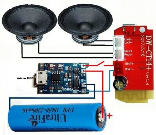 Программа для подключения двух блютуз колонок Bluetooth Speaker Making Required Materials