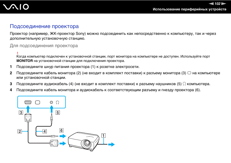 Программа для подключения проектора к телефону Подсоединение проектора, Для подсоединения проектора Инструкция по эксплуатации 