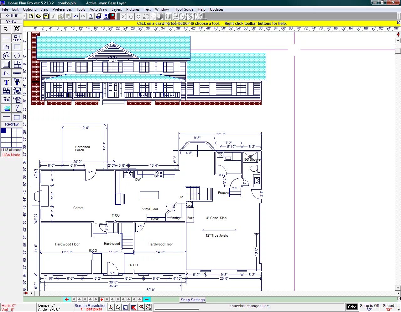 Программа для рисования чертежей домов Home Plan Pro - скачать бесплатно Home Plan Pro 5.7.1.1