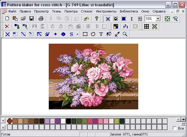Программа для схемы вышивки крестом по фото Программа Pattern Maker (создание схем для вышивания). Обсуждение на LiveInterne
