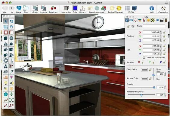 Программа для создания дизайна интерьера скачать бесплатно Finding The Best Kitchen Design Software Kitchen design software, Free kitchen d