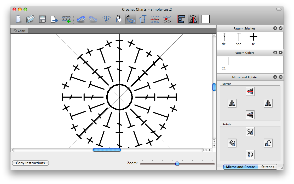 Программа для создания схем вязания крючком Create Stunning Crochet Charts with Crochet Charts Software