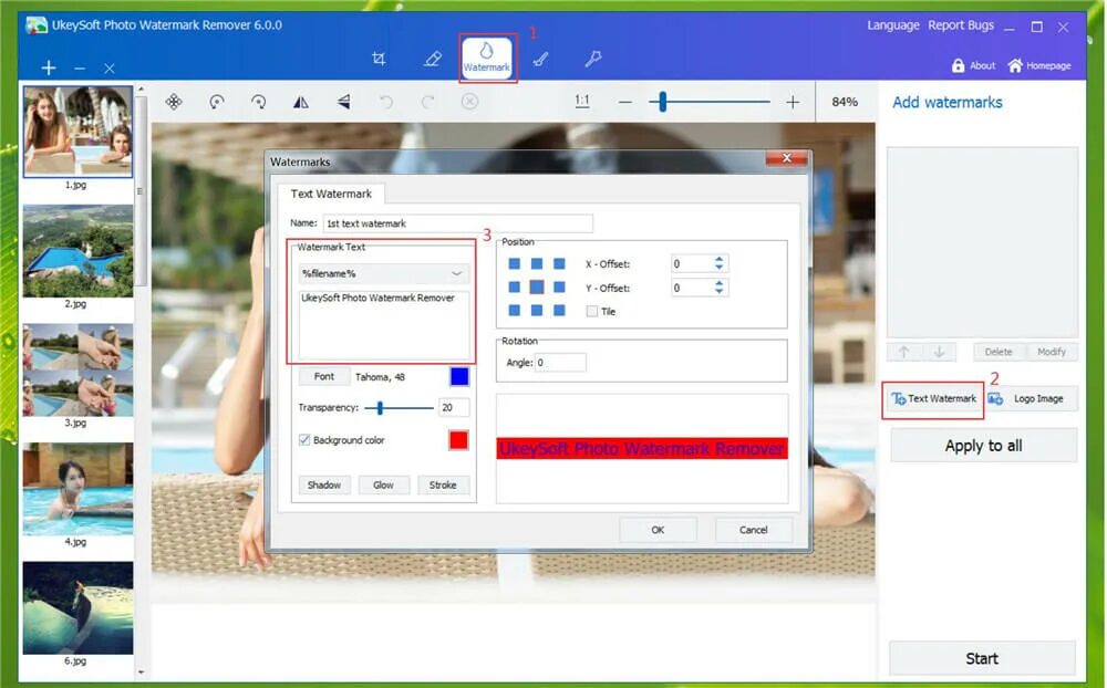 Программа для убирания водяных знаков с фото UkeySoft Photo Watermark Remover User Guide - How to Remove unwanted Objects fro