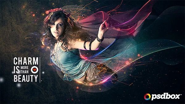 Программа фото арт 27 Photoshop Tutorials for Lighting and Abstract Effects - Vandelay Design Photo