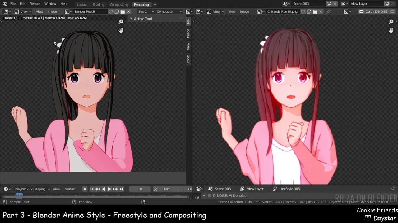 Программа фото в аниме стиль Part 3 - Blender Anime Style (Freestyle and Compositing) FINAL - YouTube