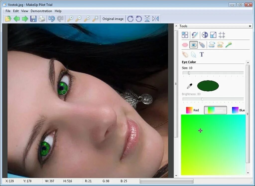 Программа макияж фото бесплатная MakeUp Pilot 4.11 - Download for PC Free