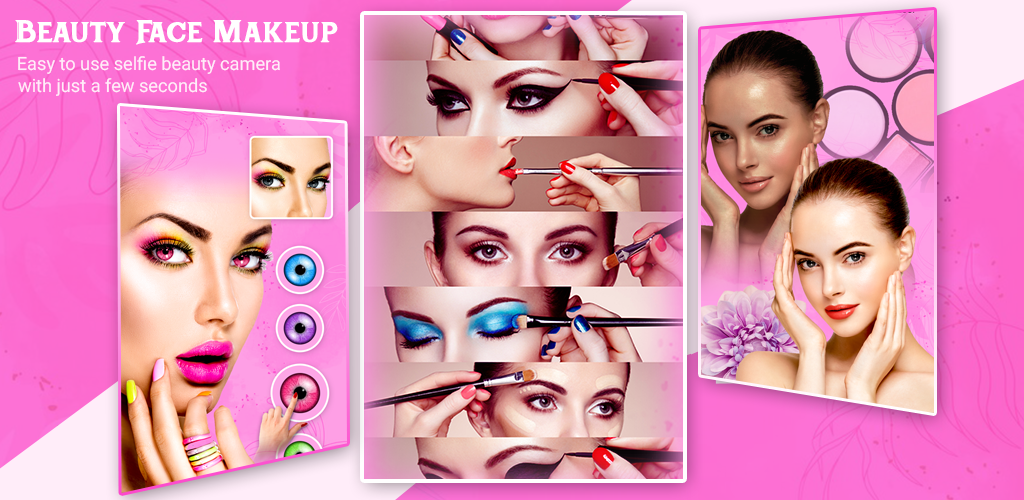 Программа макияж фото бесплатная Beauty Face Makeup - приложение по Fancy Font For U