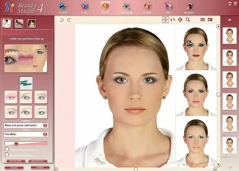 Программа макияж фото бесплатная Make Up Styler 4 helps you to find the bessuitable make-up for every occasion. Y