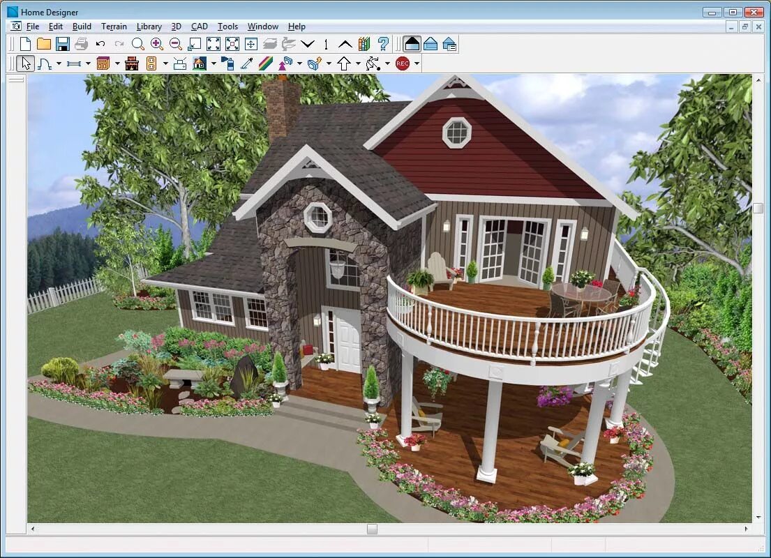 Программа планировки дома 3д на русском great deck off the master suite Free house design, Home design software free, Ho