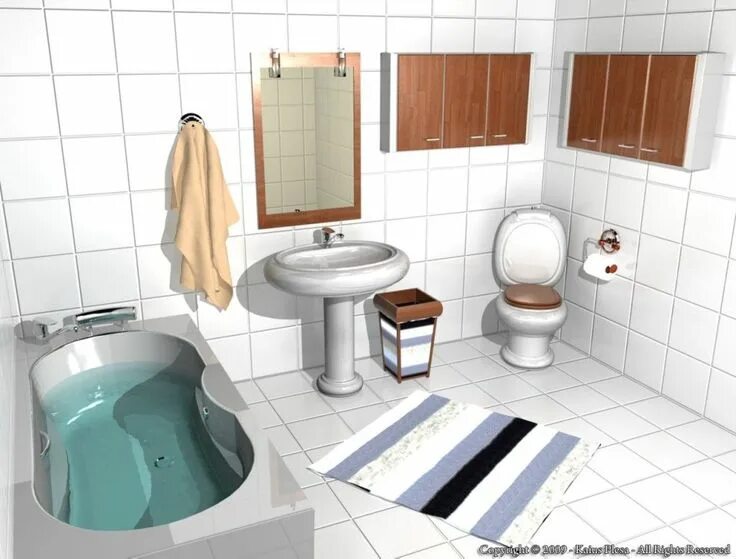 Программа планировки ванной комнаты онлайн бесплатно 3d Max Bathroom Design Kaius Plesa Photoshop Creative intended for 3D Bathroom D