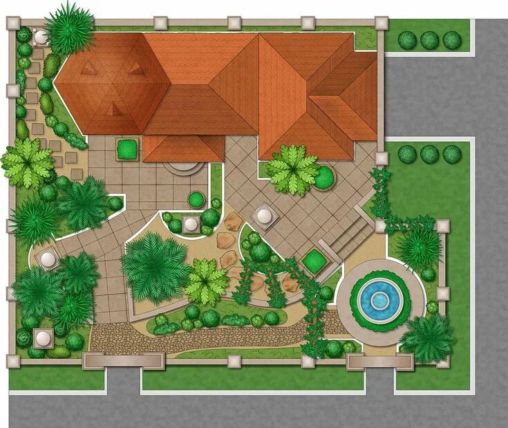 Программа планировки загородного участка Backyard design software backyarddesignsoftwarefree10 house yard inspiration Диз