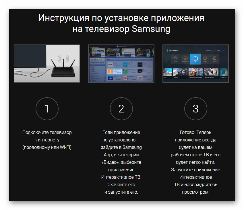 Программа подключения телевизора через телефон Как подключить интерактивное ТВ Ростелеком к телевизору: инструкция