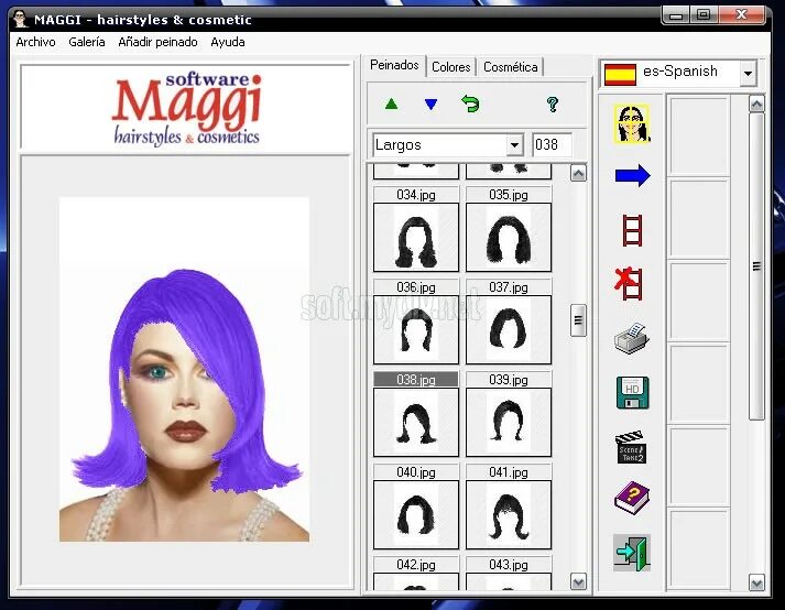 Программа прическа и цвет волос MAGGI-Hairstyles - скачать бесплатно русскую версию для Windows