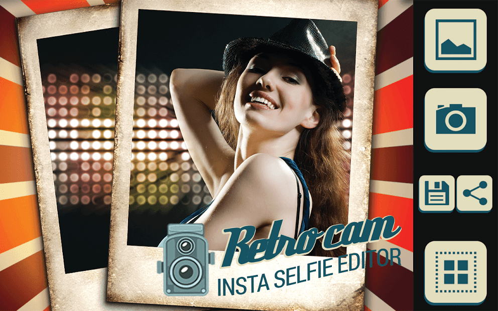 Программа ретро фото Retro Cam Selfie Editor - Leikir á Google Play