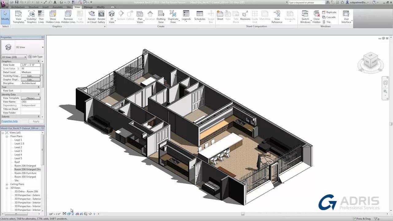 Программа revit для дизайнеров интерьера Revit LT 2014 Tutorial - Alternative Visual Styles - YouTube