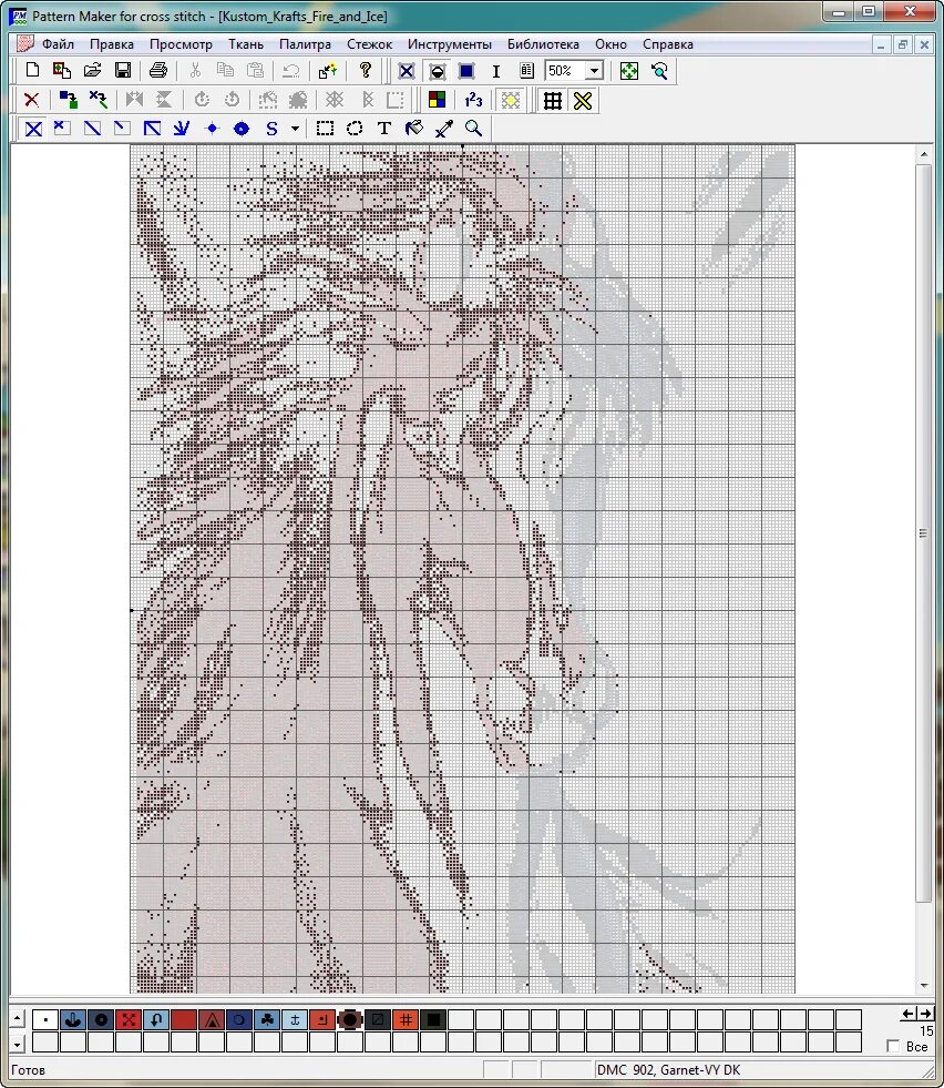 Программа создания схем вышивки по фото Схемы крестиком создать