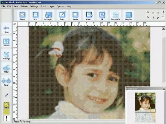 Программа создания схем вышивки по фото PM Stitch Creator - Free Software Download - Lawyerment