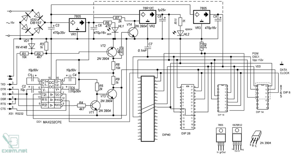 Программатор своими руками схема PICPgm Programmer и USB TTL адаптер - PIC - Форум по радиоэлектронике