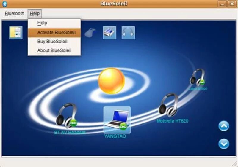 Программы для подключения блютуз устройств к пк BlueSoleil - менеджер Bluetooth соединения для ПК