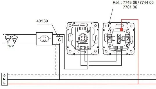 Проходной выключатель с диммером схема подключения Подключения проходного выключателя Legrand: схема, инструкция по установке