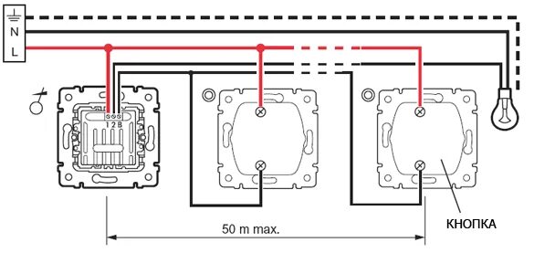 Проходные диммеры схема подключения Светорегулятор Legrand Valena 774174 диммер купить в киеве, доставка скидки мага