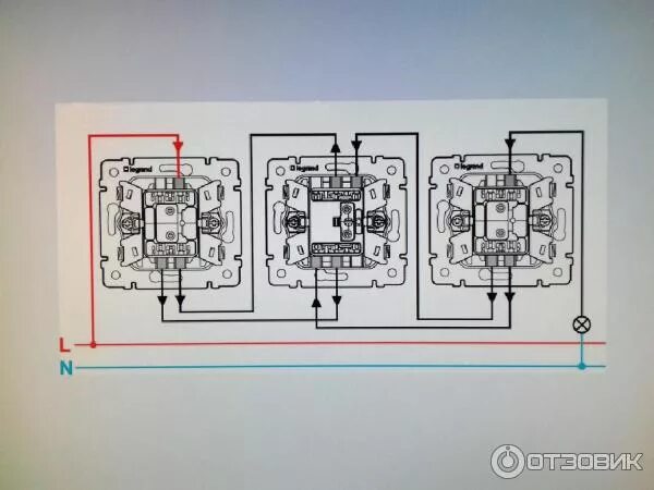 Проходные подключение легран Отзыв о Перекрестный переключатель Legrand Valena STD 7L Хотите выключать люстру