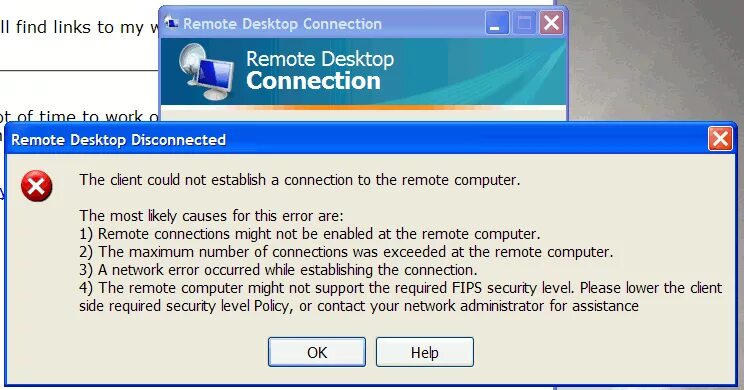 Произошла ошибка при установке подключения rdp tema Reporter prescolastico remote desktop xp update estendere avvenimento Allev