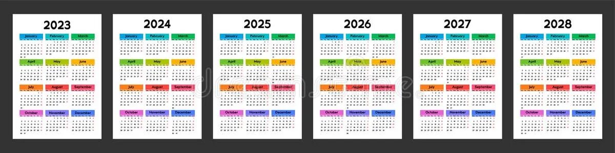 Производственный календарь 2024 2025 распечатать Yearly Planner 2024 Stock Illustrations - 779 Yearly Planner 2024 Stock Illustra