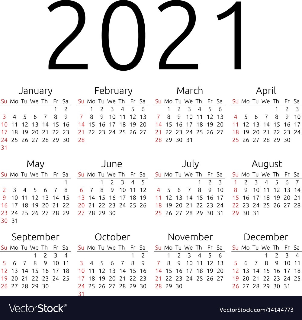 Производственный календарь 2025 2026 2021 sunday Royalty Free Vector Image Coloring calendar, Calendar printables, Ca