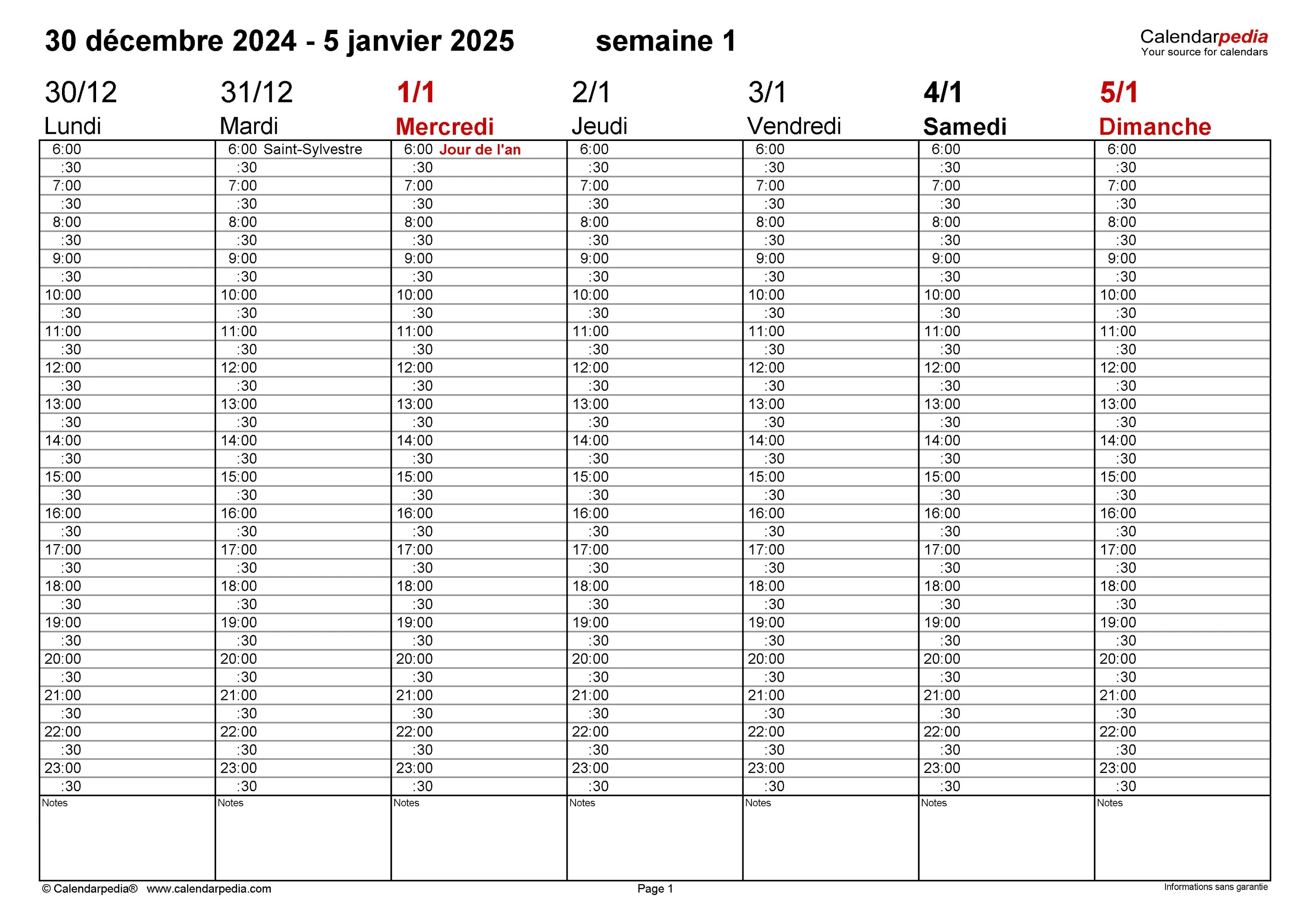 Производственный календарь 2025 эксель Calendrier hebdomadaire 2025 Excel, Word et PDF