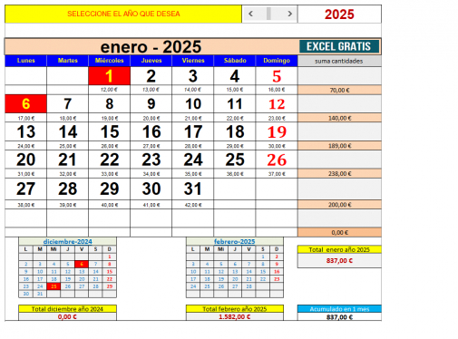 Производственный календарь 2025 в экселе Calendario Anual En Excel Para Planificar - Calendar Template 2023