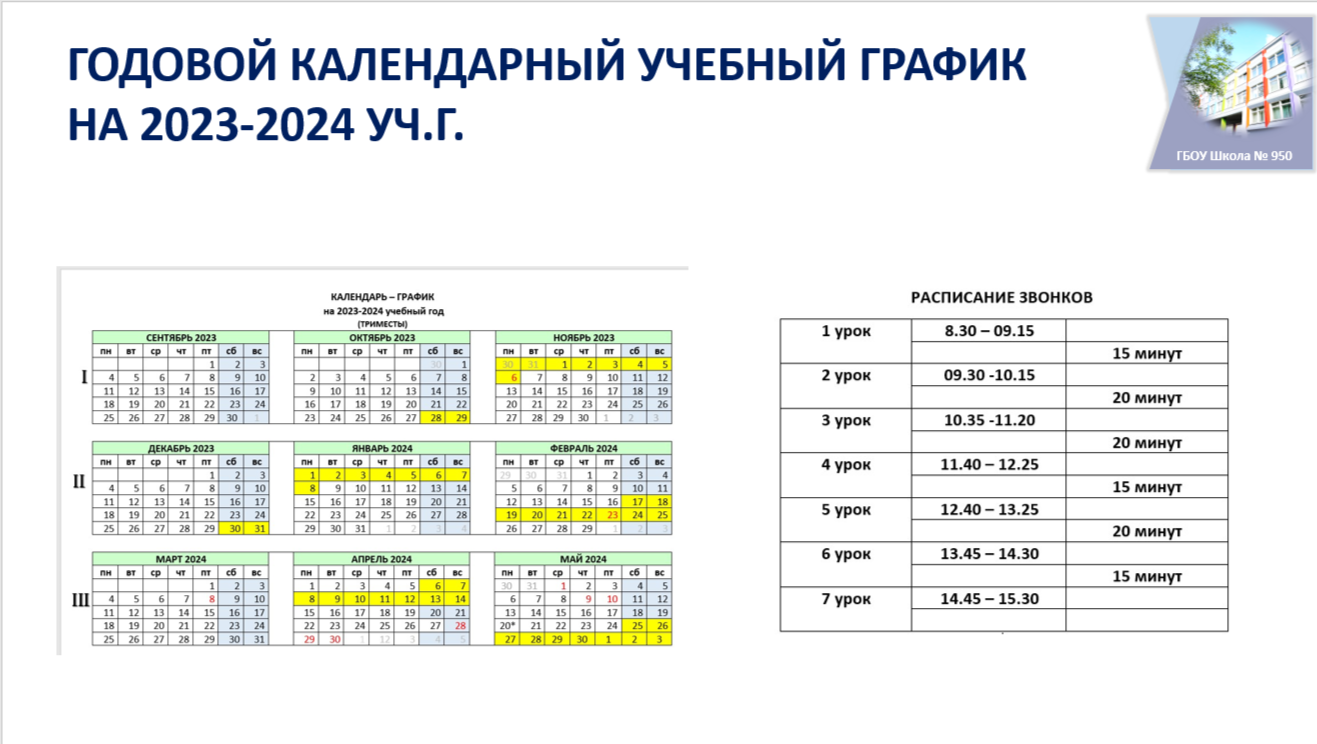 Производственный календарь для школы на 2024 2025 Перед началом учебного года состоялось первое заседание управляющего совета школ