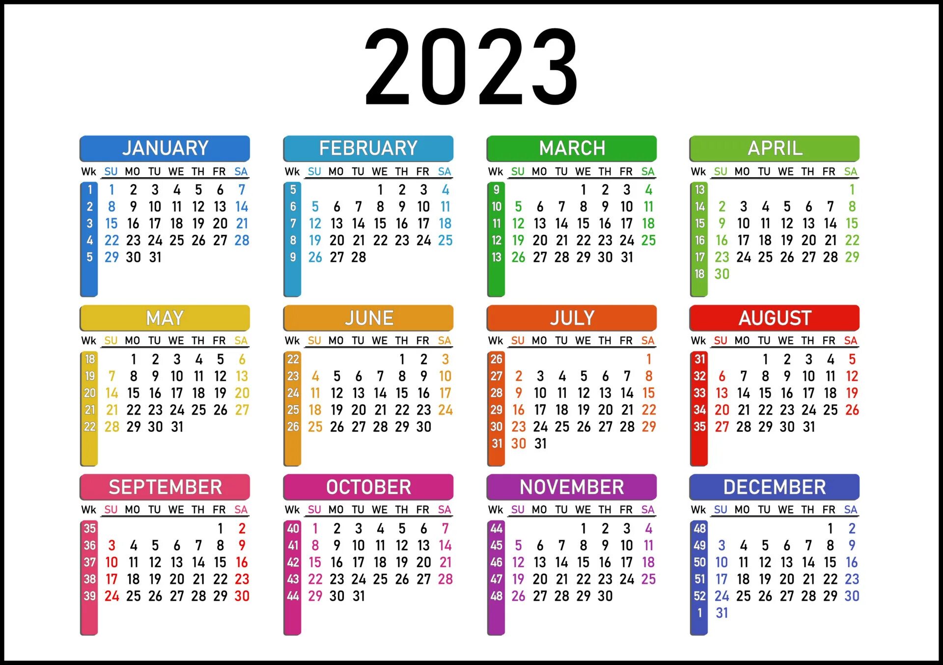 Производственный календарь на 2025 год печатная форма 2023 vector calendar 12284287 Vector Art at Vecteezy