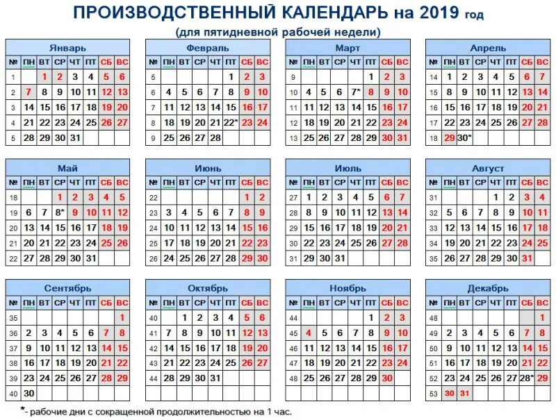 Производственный календарь выходных на 2019 год Производственный календарь ЛНР на 2019 год - Луганск - LiveJournal